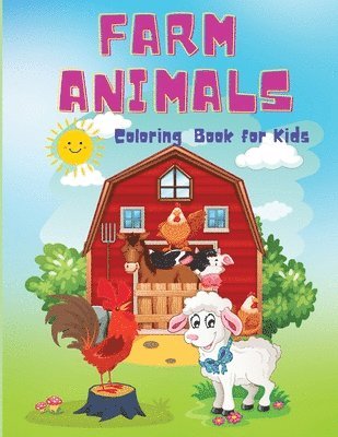 Farm Animals Coloring Book for Kids 1