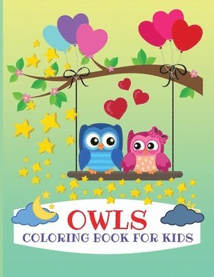 Owls Coloring Book for Kids 1