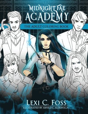 bokomslag Midnight Fae Academy Coloring Book