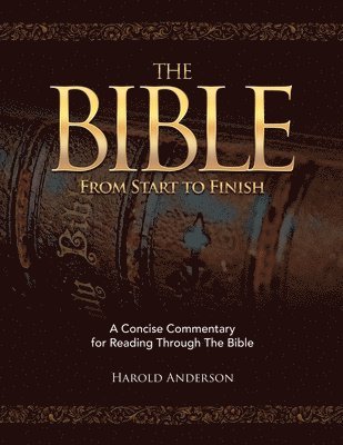 bokomslag The Bible from Start to Finish