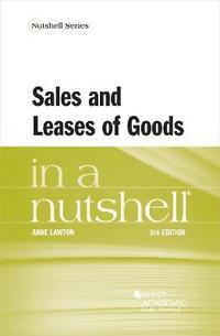 bokomslag Sales and Leases of Goods in a Nutshell
