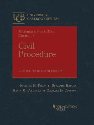 bokomslag Materials for a Basic Course in Civil Procedure, Concise