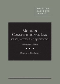 bokomslag Modern Constitutional Law