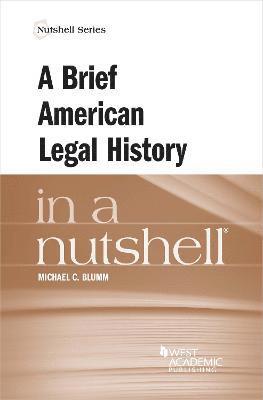 A Brief American Legal History in a Nutshell 1