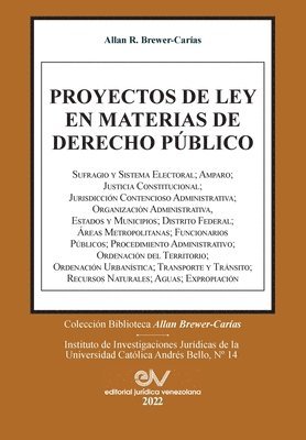 bokomslag Proyectos de Ley En Materias de Derecho Público (1965-2011).