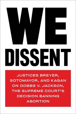 bokomslag We Dissent