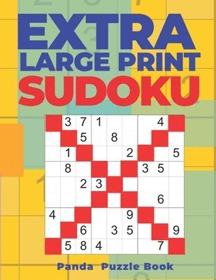 bokomslag Extra Large Print Sudoku X: X Sudoku In