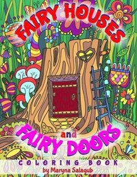 bokomslag Fairy houses and fairy doors coloring book