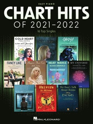 bokomslag Chart Hits of 2021-2022: Easy Piano Songbook with Lyrics