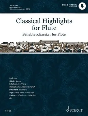 Classical Highlights for Flute Arranged for Flute and Piano (Via PDF Download), Häftad. Tillgänglighet: Lägg i varukorg