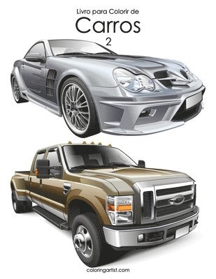 bokomslag Livro Para Colorir De Carros 2