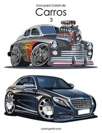 bokomslag Livro Para Colorir De Carros 3