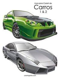 bokomslag Livro Para Colorir De Carros 1   2
