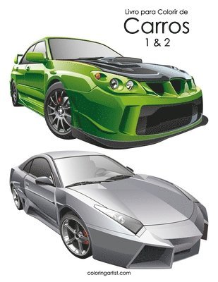 bokomslag Livro Para Colorir De Carros 1   2