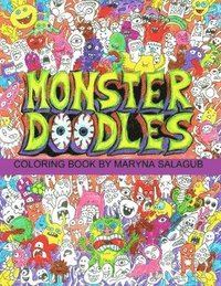 bokomslag Doodle monsters coloring book Paperback