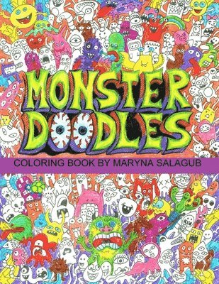 Doodle monsters coloring book Paperback 1
