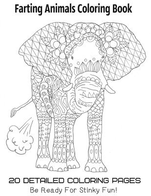 Farting Animals Coloring Book 20 Detailed Coloring Pages Be Ready For Stinky Fun 1