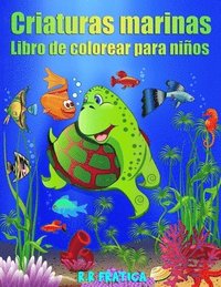 bokomslag Criaturas marinas libro de colorear para nios