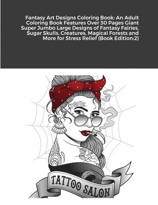 bokomslag Fantasy Art Designs Coloring Book