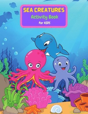 bokomslag Sea Creatures Activity Book For Kids