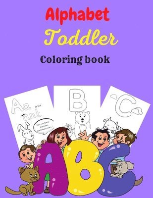 bokomslag Alphabet Toddler Coloring Book