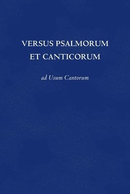 bokomslag Versus Psalmorum et Canticorum