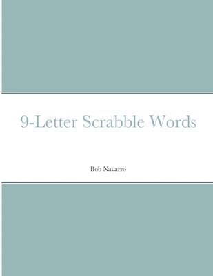 bokomslag 9-Letter Scrabble Words