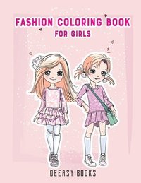bokomslag Fashion Coloring Book For Girls