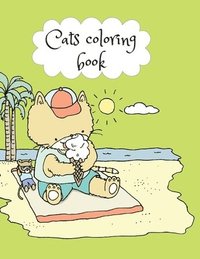 bokomslag Cats coloring book