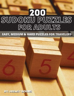 bokomslag 200 Sudoku Puzzles For Adults, Easy, Medium &Hard