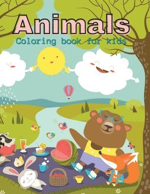 bokomslag Animals Coloring Book for kids