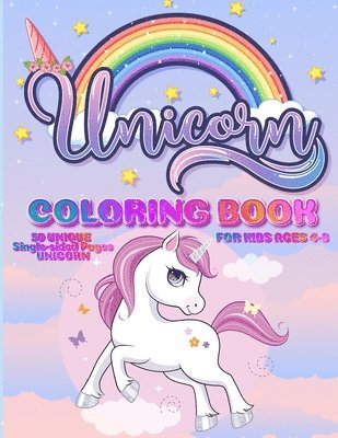 bokomslag Unicorn Coloring Book