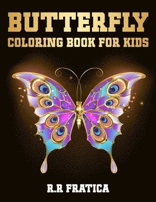 bokomslag Butterfly coloring book for kids