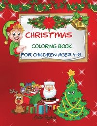 bokomslag Christmas coloring book for children ages 4-8