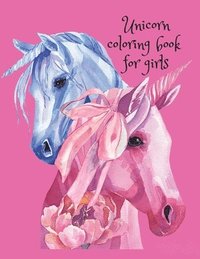 bokomslag Unicorn coloring book for girls
