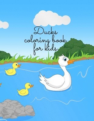 bokomslag Ducks coloring book for kids