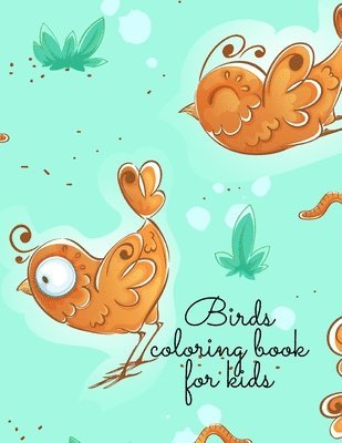 bokomslag Birds coloring book for kids