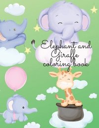 bokomslag Elephant and Zebra coloring book