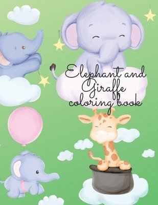bokomslag Elephant and Zebra coloring book