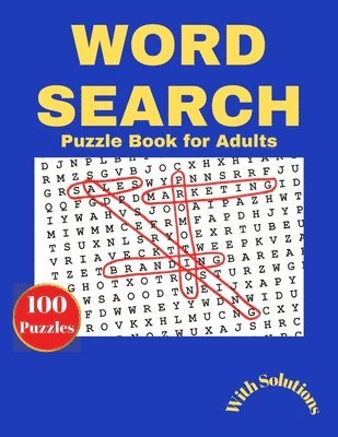 bokomslag Word Search Puzzle Book For Adults