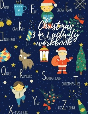 bokomslag Christmas 3 in 1 activity workbook