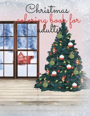 bokomslag Christmas coloring book for adults