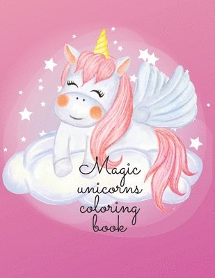 bokomslag Magic unicorns coloring book