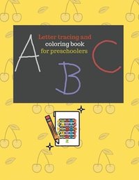 bokomslag Letter tracing and coloring book for preschoolers.