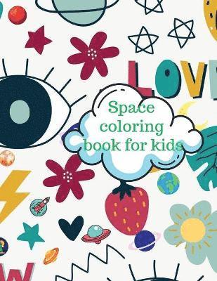 Space coloring book for kids 1