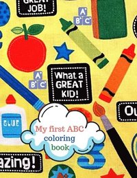 bokomslag My first ABC coloring book