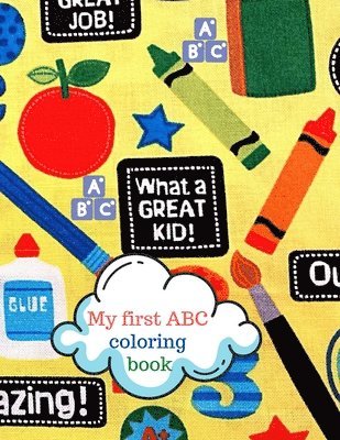 bokomslag My first ABC coloring book