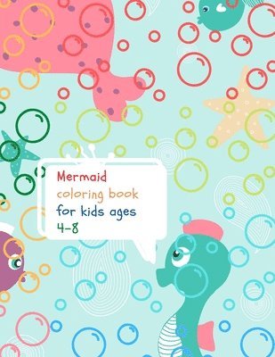 bokomslag Mermaid coloring book for kids