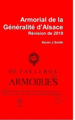 bokomslag Armorial de la Généralité d'Alsace