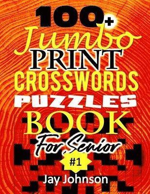 100+ Jumbo CROSSWORD Puzzle Book For Seniors 1